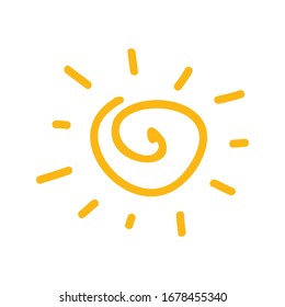 Sun Icon for Graphic Design Projects