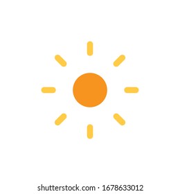 Sun Icon for Graphic Design Projects