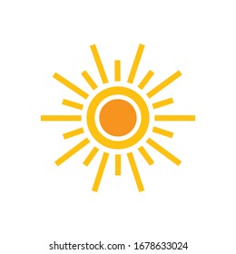 Icono de Sun para proyectos de diseño gráfico
