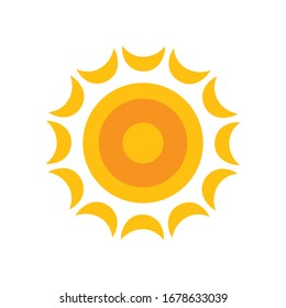 Sun Icon for Graphic Design Projects