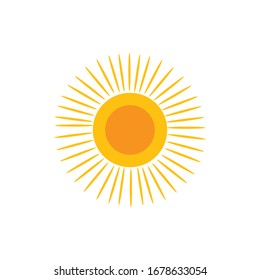 Sun Icon for Graphic Design Projects