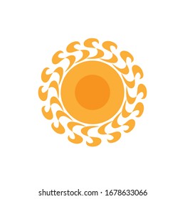 Sun Icon for Graphic Design Projects
