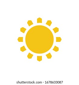 Sun Icon for Graphic Design Projects