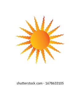 Sun Icon for Graphic Design Projects