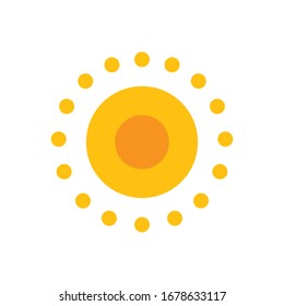 Sun Icon for Graphic Design Projects