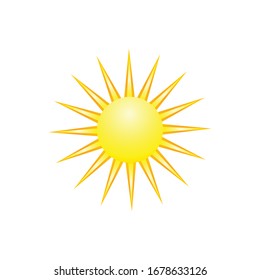 Sun Icon for Graphic Design Projects