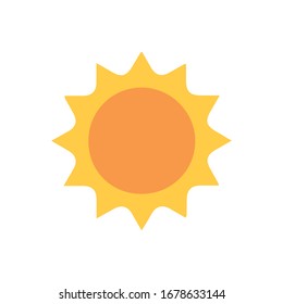 Sun Icon for Graphic Design Projects