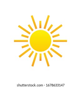 Sun Icon for Graphic Design Projects