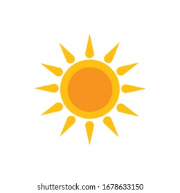 Sun Icon for Graphic Design Projects