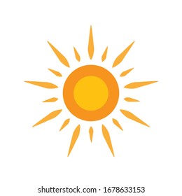Sun Icon for Graphic Design Projects