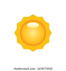 Sun Icon for Graphic Design Projects