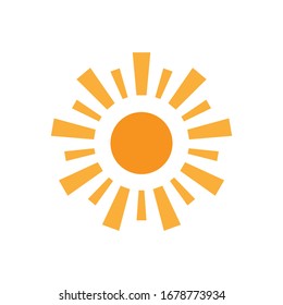 Sun Icon for Graphic Design Projects