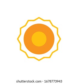 Icono de Sun para proyectos de diseño gráfico