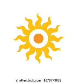 Sun Icon for Graphic Design Projects