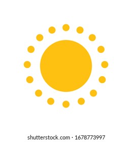 Sun Icon for Graphic Design Projects