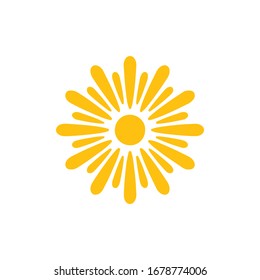 Sun Icon for Graphic Design Projects