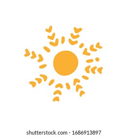 Sun Icon for Graphic Design Projects