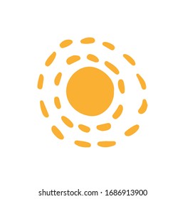 Sun Icon for Graphic Design Projects
