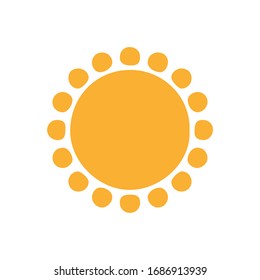 Sun Icon for Graphic Design Projects
