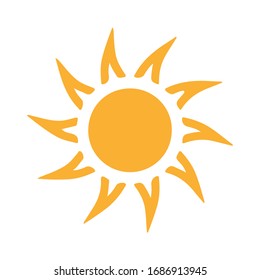 Sun Icon for Graphic Design Projects