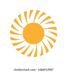 Sun Icon for Graphic Design Projects