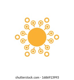 Sun Icon for Graphic Design Projects