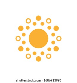 Icono de Sun para proyectos de diseño gráfico