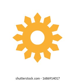Icono de Sun para proyectos de diseño gráfico