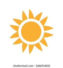 Sun Icon for Graphic Design Projects