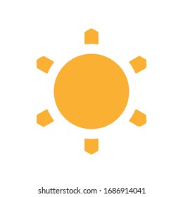 Sun Icon für Grafikdesign-Projekte