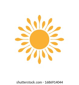 Sun Icon for Graphic Design Projects