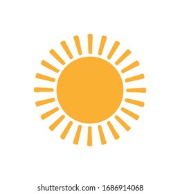 Sun Icon for Graphic Design Projects