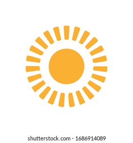 Icono de Sun para proyectos de diseño gráfico
