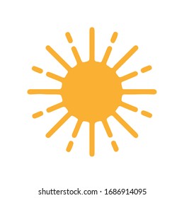 Sun Icon for Graphic Design Projects