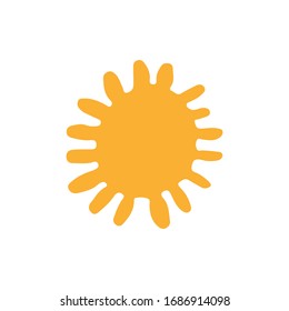Sun Icon for Graphic Design Projects