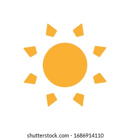 Icono de Sun para proyectos de diseño gráfico