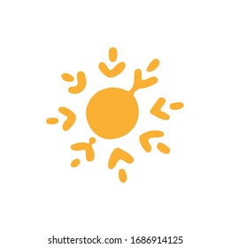 Sun Icon for Graphic Design Projects