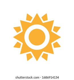 Sun Icon for Graphic Design Projects
