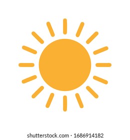 Sun Icon for Graphic Design Projects