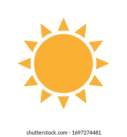 Sun Icon for Graphic Design Projects