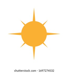 Sun Icon for Graphic Design Projects