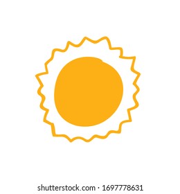 Sun Icon for Graphic Design Projects