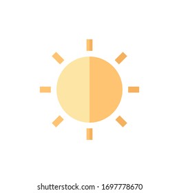 Sun Icon for Graphic Design Projects