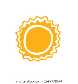 Icono de Sun para proyectos de diseño gráfico