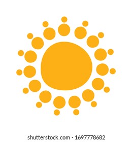 Sun Icon for Graphic Design Projects