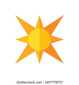 Icono de Sun para proyectos de diseño gráfico