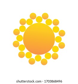 Sun Icon for Graphic Design Projects