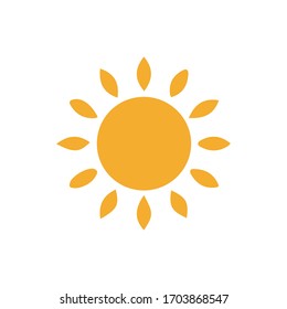 Sun Icon for Graphic Design Projects