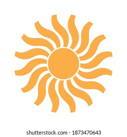 Sun Icon for Graphic Design Projects