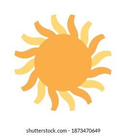 Sun Icon für Grafikdesign-Projekte